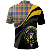 Buchanan Ancient Tartan Polo Shirt - Royal Coat Of Arms Style